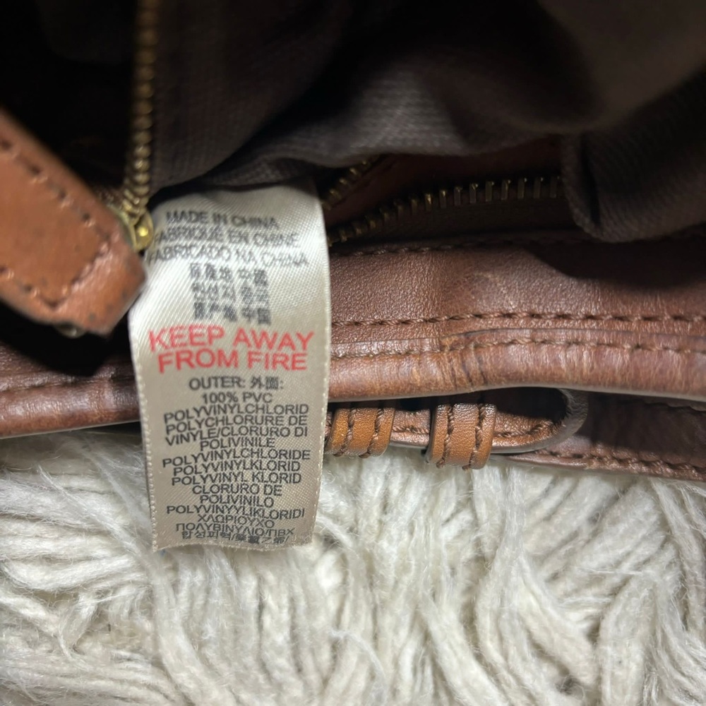 Burberry Brown Smoke House Check PVC and Leather Crossbody Bag - Picture 16 of 16